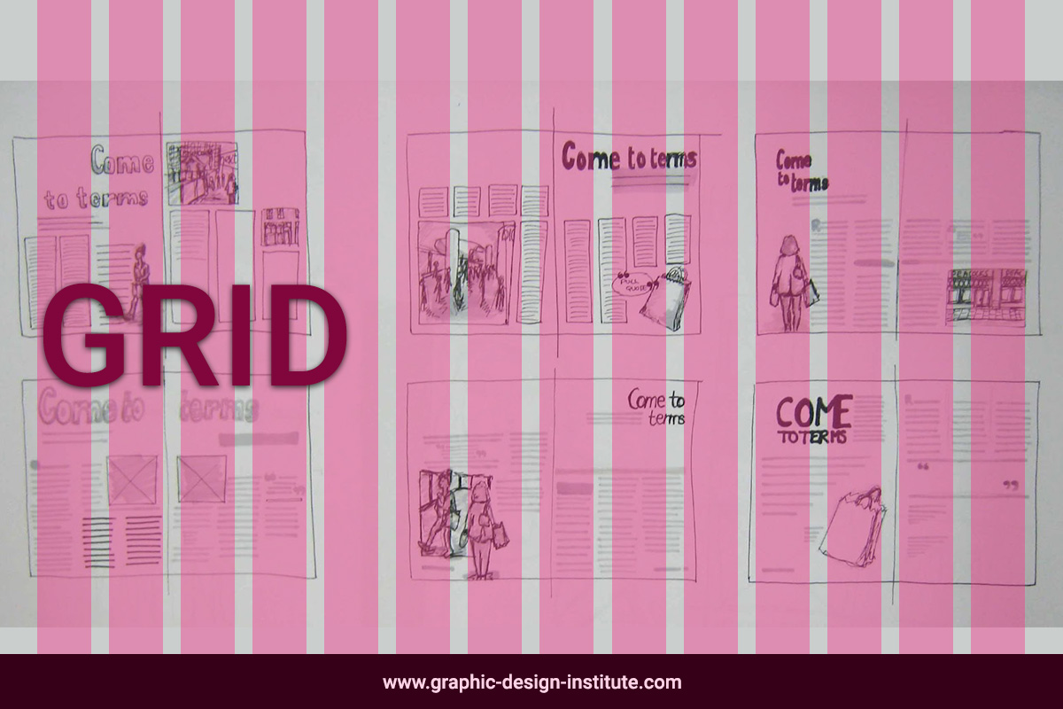 Modular Grid System A4  Grid design layout, Grid system, Page layout design