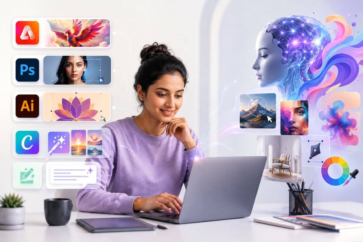 Top AI Tools You’ll Actually Learn in Online Graphic Design Courses 